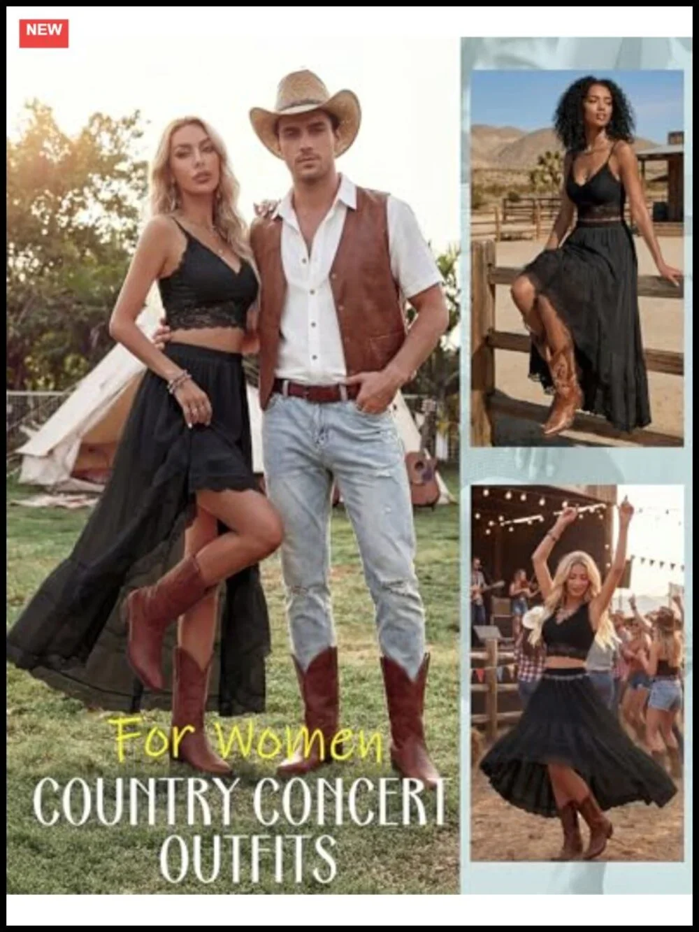 Western Boho High Low Lace Ruffle Skirt Flowy Elastic Waist Maxi